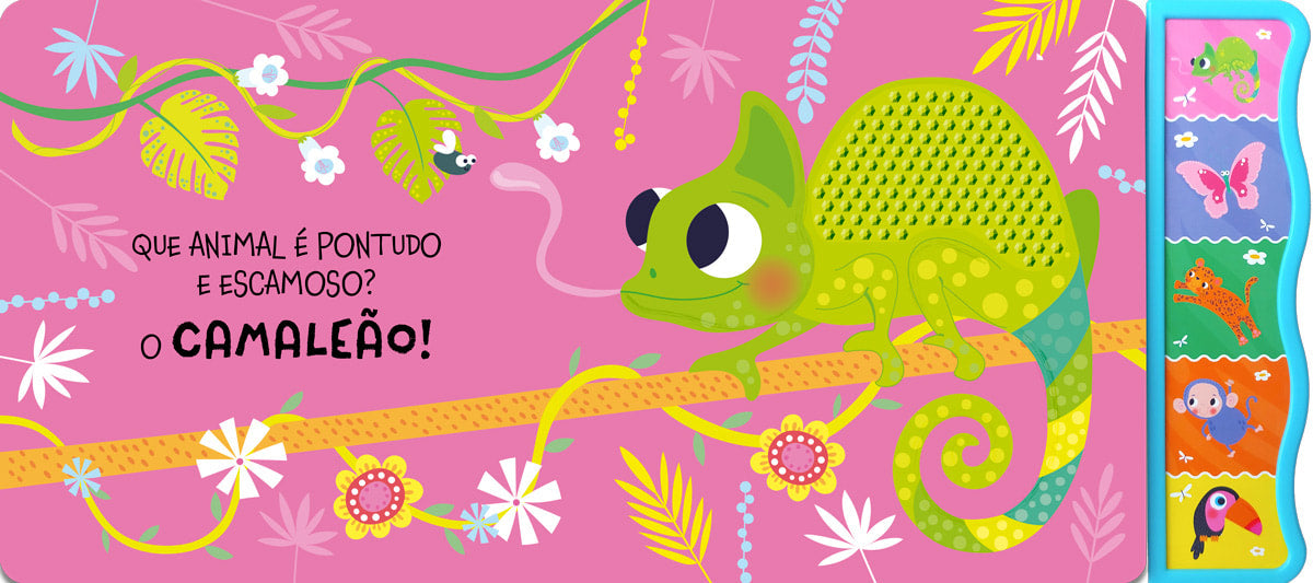 Livro Sonoro Animais da Selva-