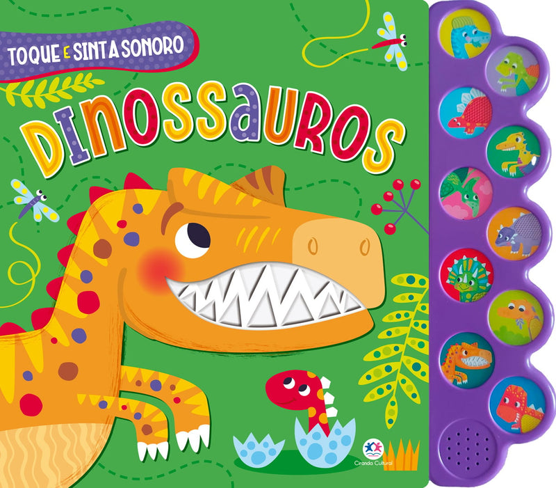 Dinossauros Toque nas texturas