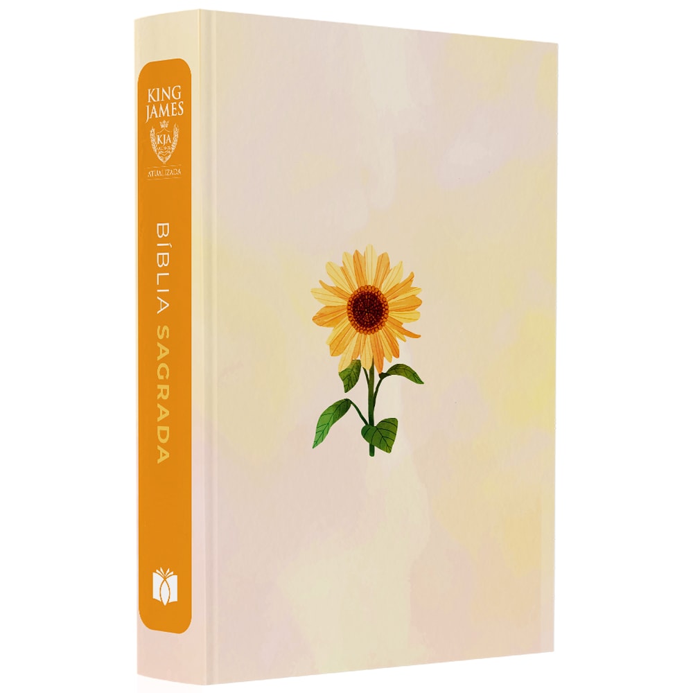 Bíblia Sagrada Girassol | KJA | Letra Maior | Capa Dura