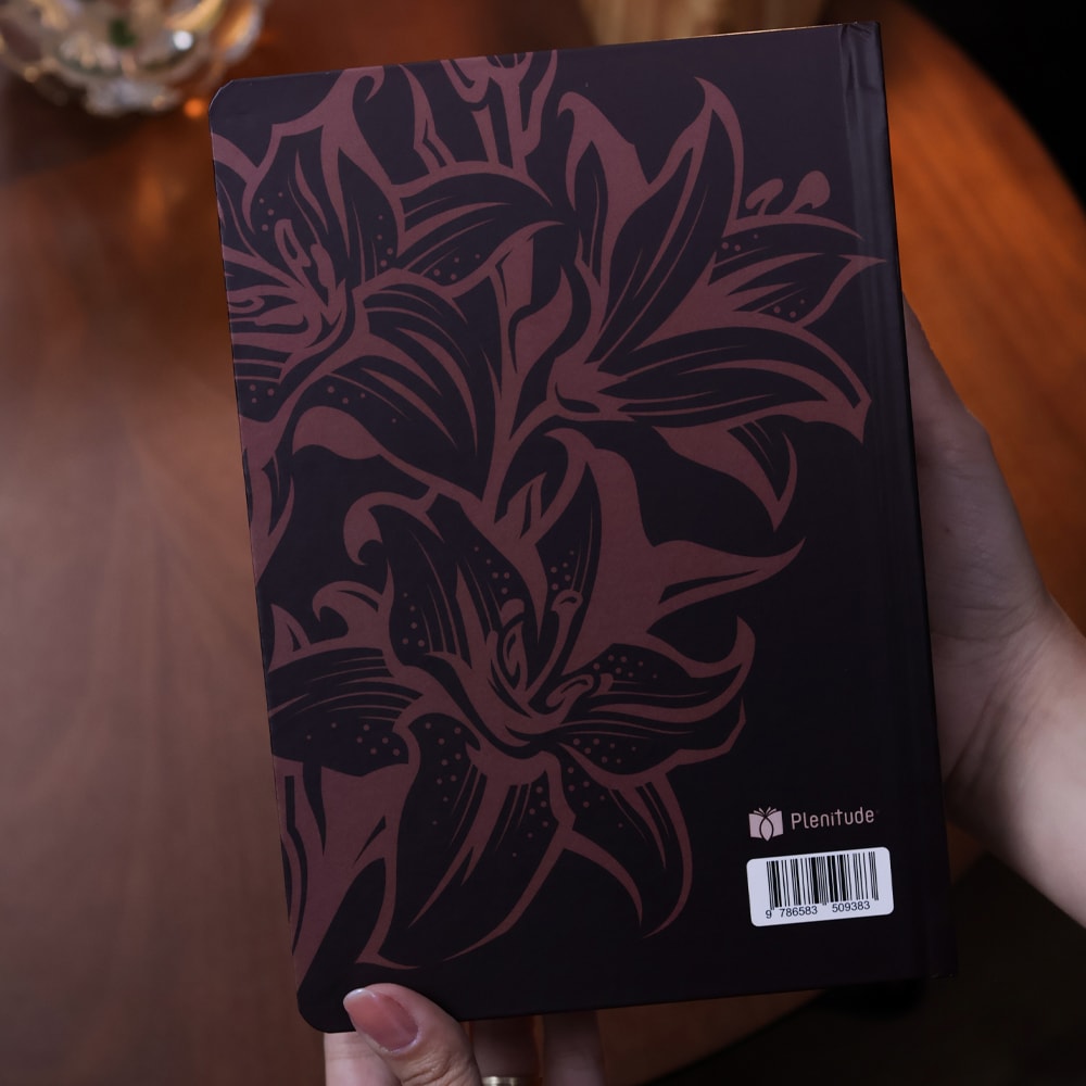 Bíblia Sagrada Flores | KJA  | Letra Maior | Capa Dura Vinho