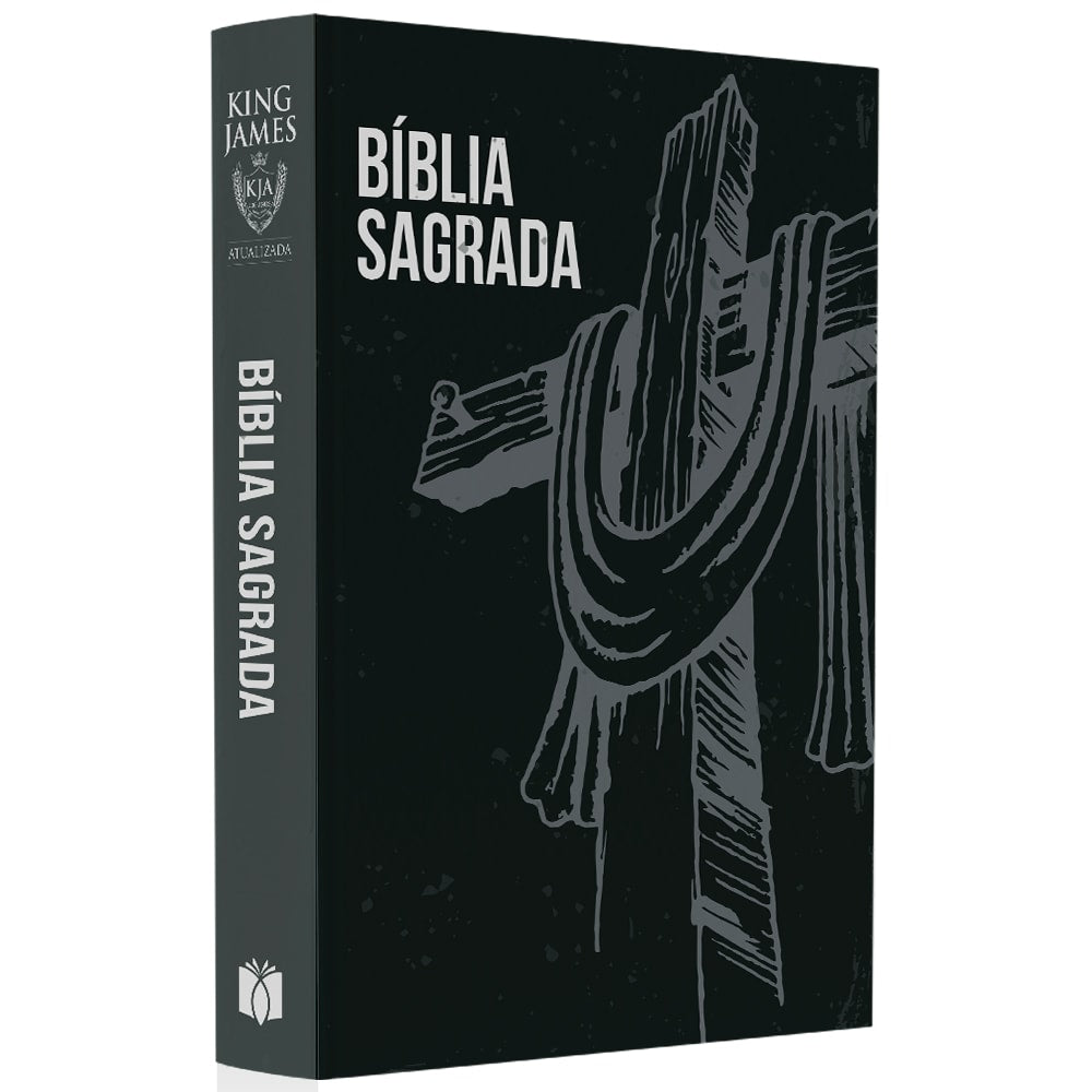 Bíblia Sagrada Cruz e Manto | KJA  | Letra Maior | Capa Dura