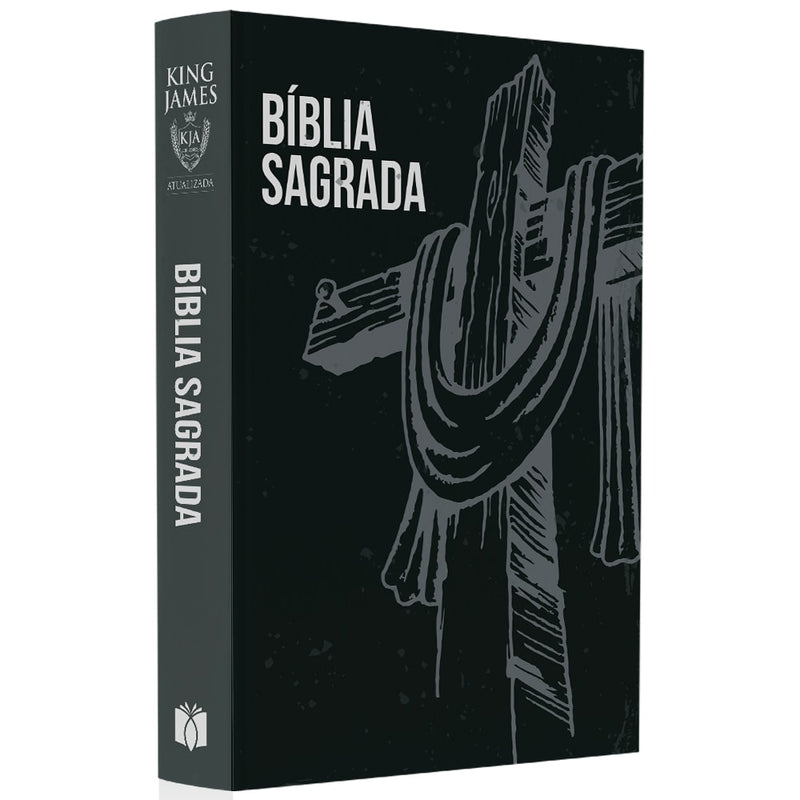 Bíblia Sagrada Cruz e Manto | KJA  | Letra Maior | Capa Dura