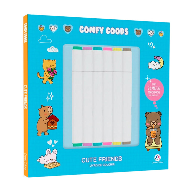 Comfy Goods | Cute Friends | Para Colorir com Canetinhas