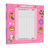 Kit de colorir Comfy Goods Fluffy and Cute, caixa rosa com 6 canetinhas marcadoras. — Plenitude