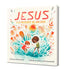 Livro infantil "Jesus e o Presente da Amizade" de Trillia Newbell, capa branca com ilustrações coloridas de crianças e natureza. — Plenitude