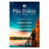 Livro Devocional Pão Diário | Vol. 29 | Letra Grande | Permanecer, capa com paisagem de lago e homem de bicicleta. — Plenitude