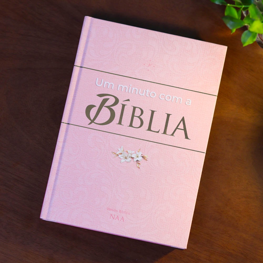 Um Minuto Com a Bíblia | Capa Rosa
