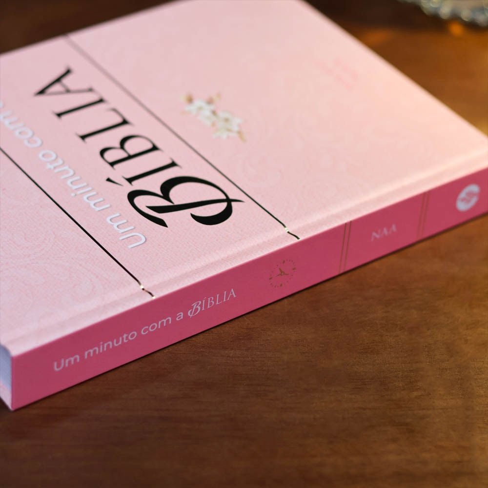 Um Minuto Com a Bíblia | Capa Rosa