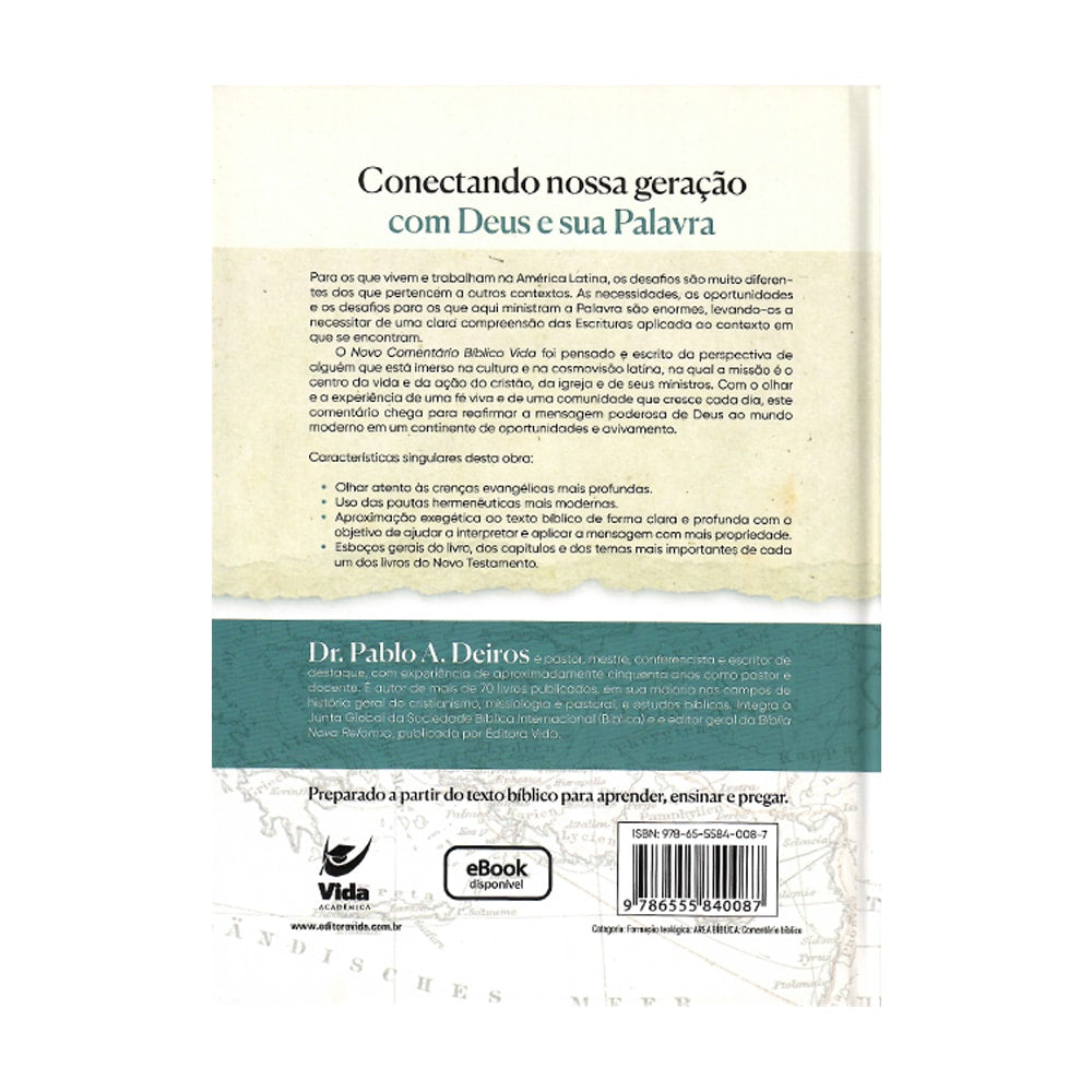 Novo Comentário Bíblico Vida | Marcos | Pablo A. Deiros