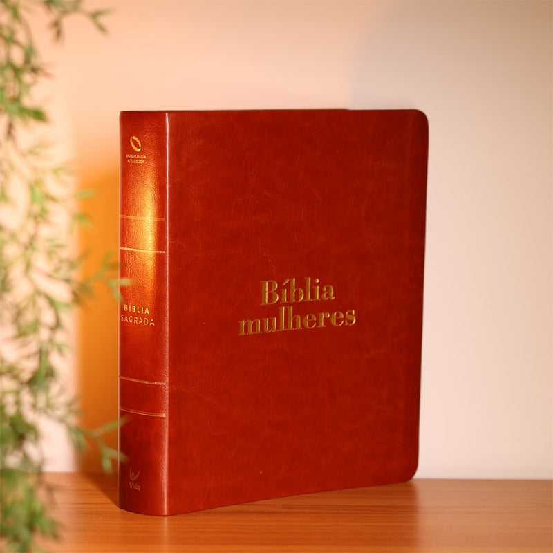 Bíblia Mulheres | Viviane Martinello | NAA | Espaço Para Anotações | Duas Colunas | Capa Marrom
