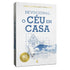 Livro "Devocional O Céu em Casa" de Josué e Rousemary Gonçalves, capa branca com desenho de casa. — Plenitude
