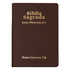 Bíblia Sagrada ARC Letra Hipergigante, capa luxo marrom com Harpa Celestial 774. — Plenitude