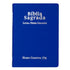 Bíblia Sagrada ARC Letra Hipergigante, capa luxo azul, com Harpa Celestial 774. — Plenitude