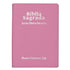 Bíblia Sagrada ARC Letra Hipergigante, capa luxo rosa com Harpa Celestial 774. — Plenitude