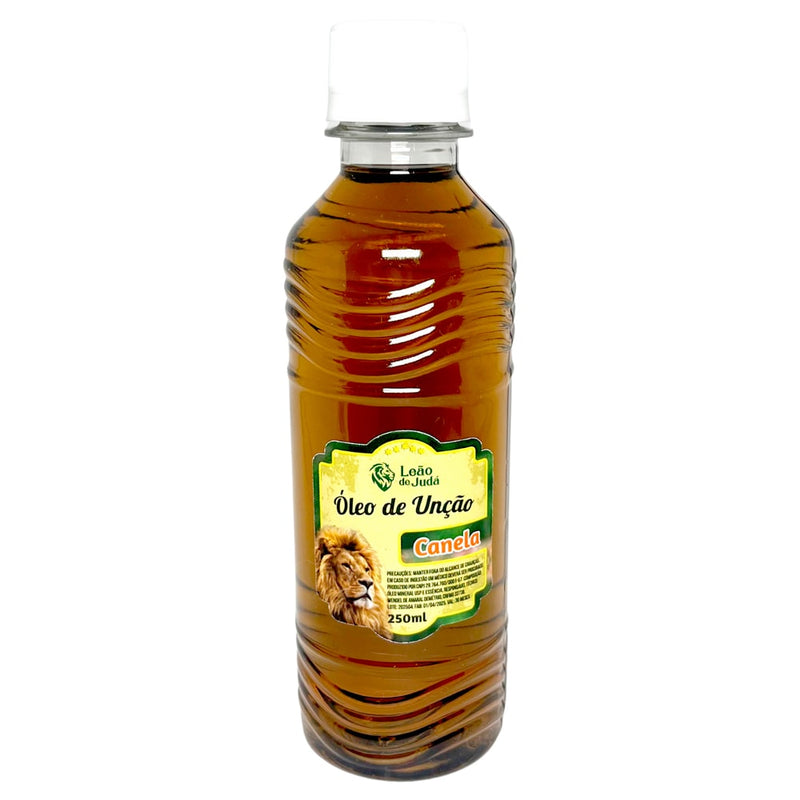 Óleo de Unção 250 ml | Leão de Judá | Canela
