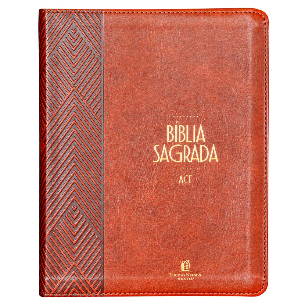 Bíblia Sagrada | ACF | Espaço Para Anotações | Leitura Perfeita | Couro-Soft Marrom