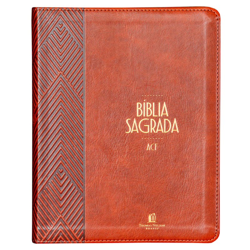 Bíblia Sagrada | ACF | Espaço Para Anotações | Leitura Perfeita | Couro-Soft Marrom