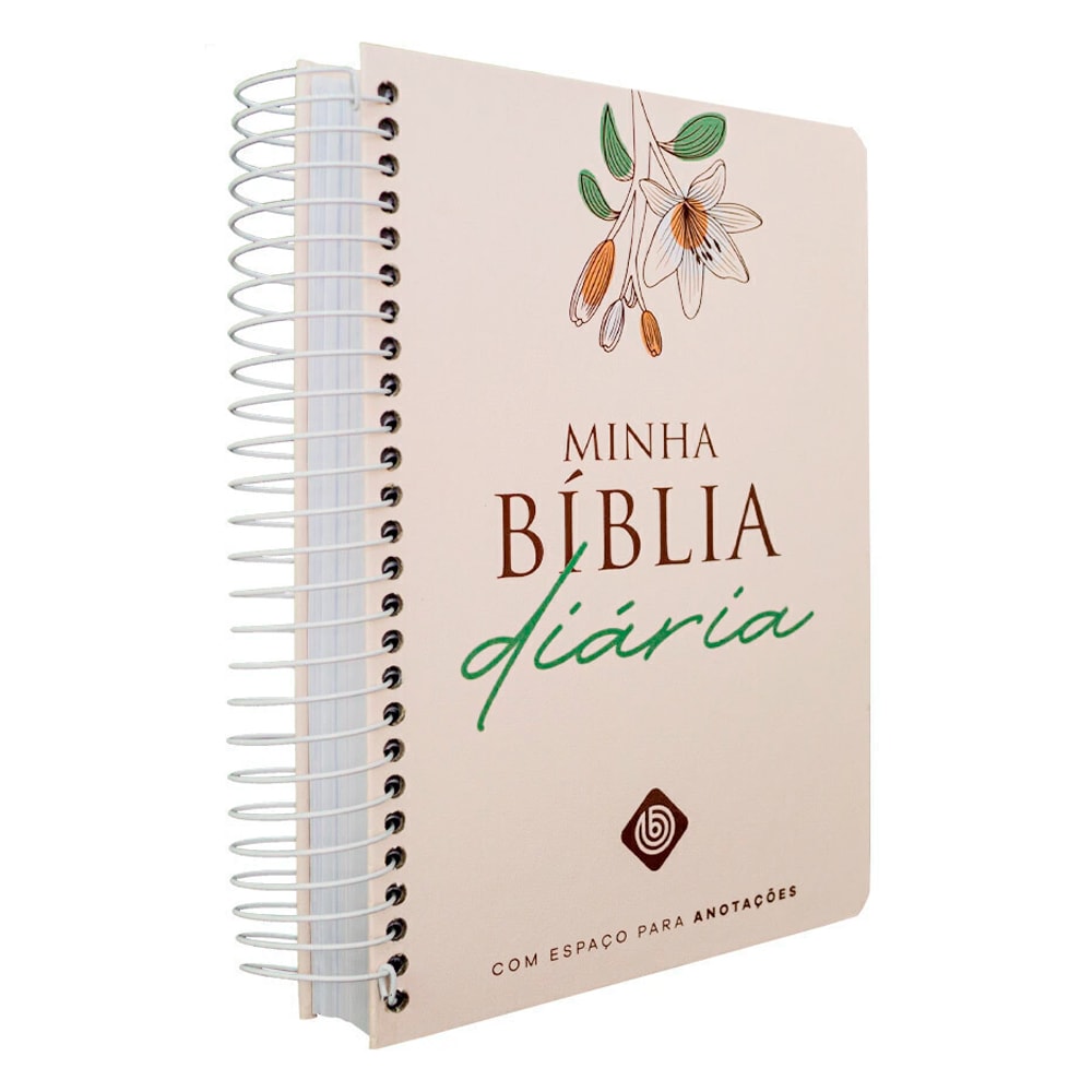 Minha Minha Bíblia Diária Tulipa | NVI | Com Espaços Para Anotações | Capa Dura