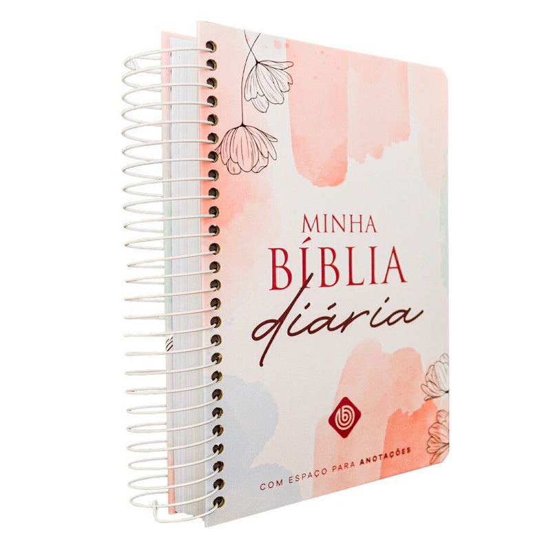 Minha Bíblia Diária Tinta Água | NVI | Com Espaços Para Anotações | Capa Dura