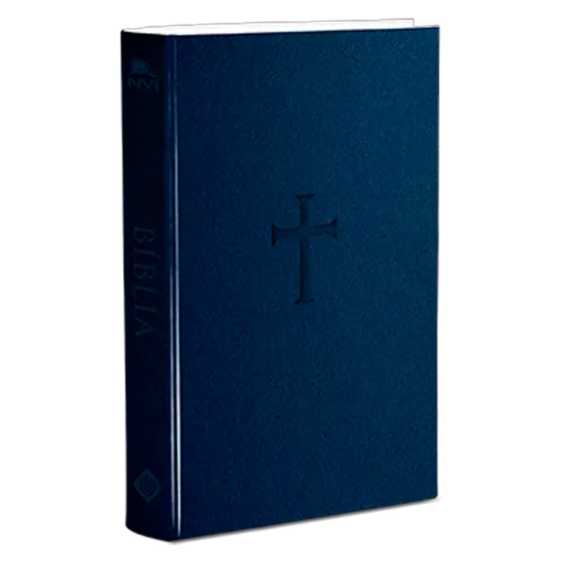 Bíblia Sagrada Cruz | NVI | Capa Flexível Azul