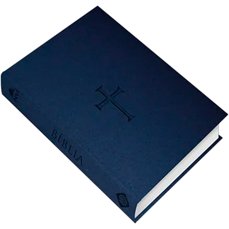 Bíblia Sagrada Cruz | NVI | Capa Flexível Azul