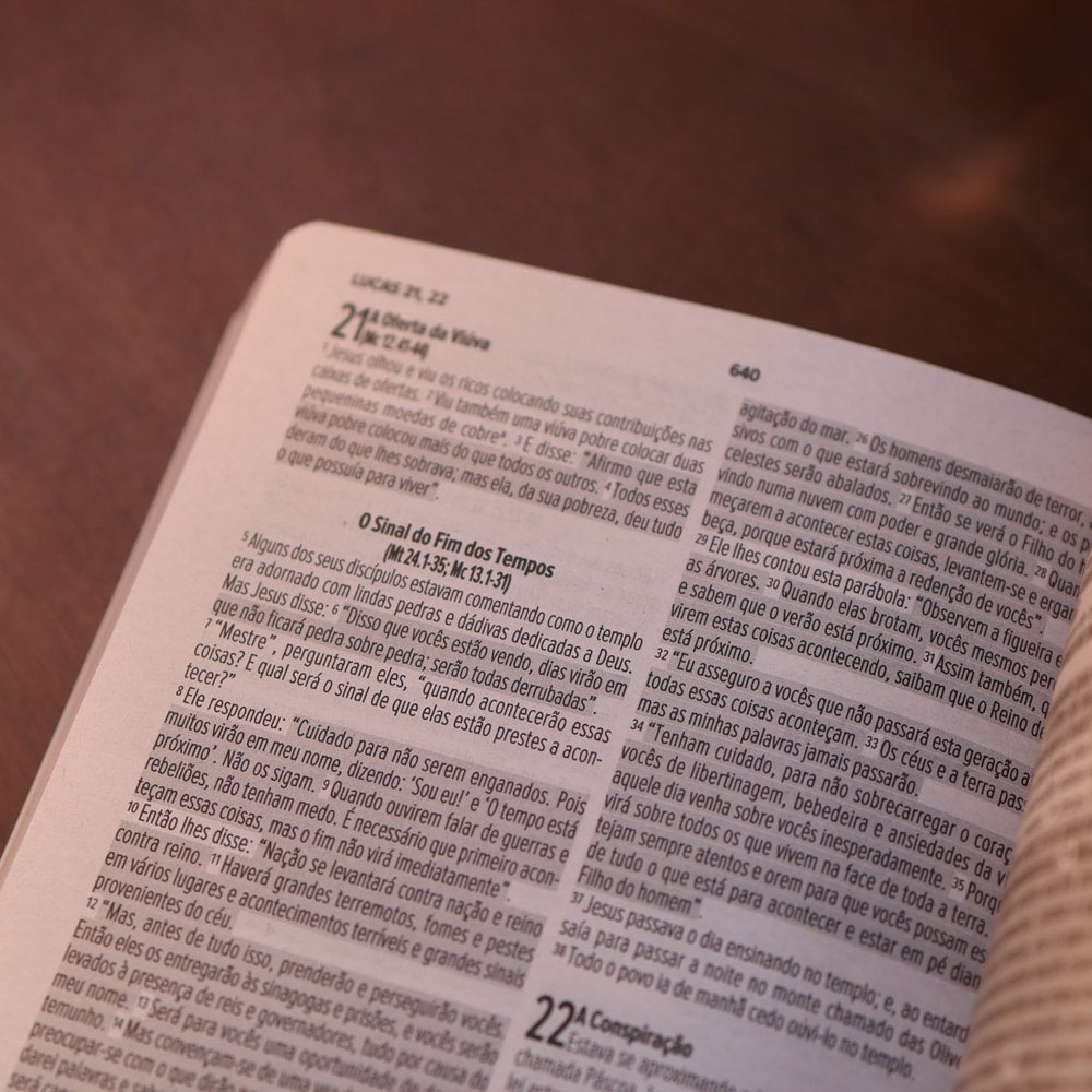 Bíblia Sagrada Cruz | NVI | Capa Flexível Azul