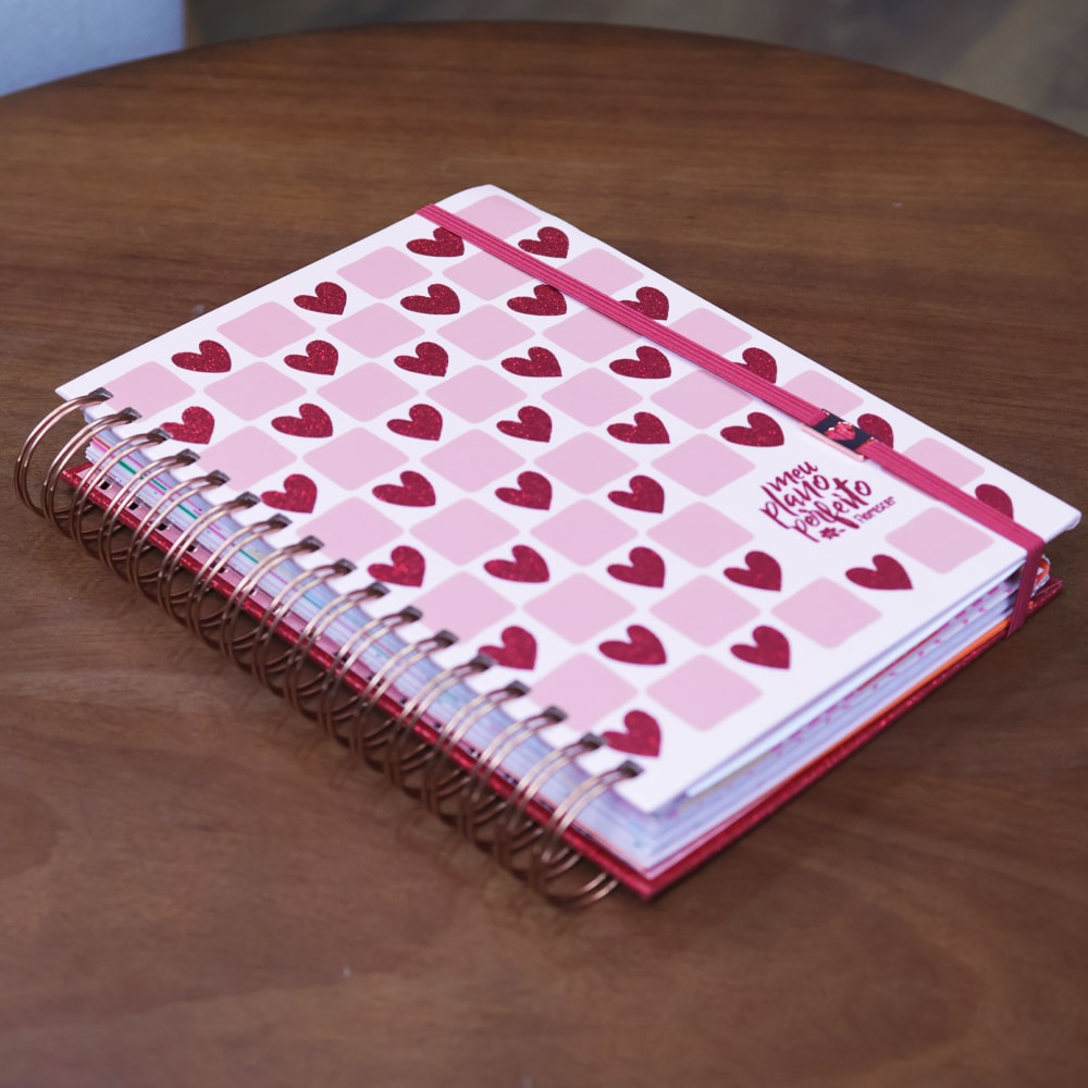 Planner Meu Plano Perfeito Florescer | Capa Dura Coração