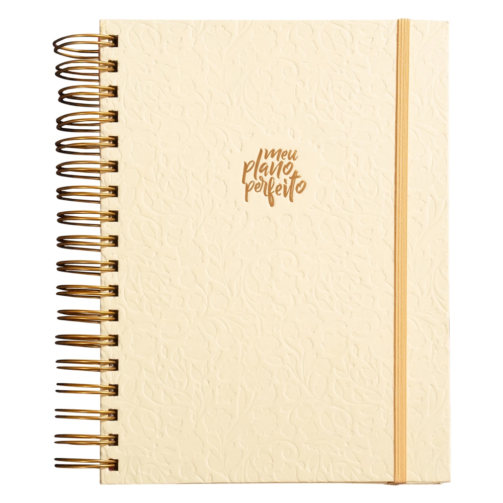 Planner Meu Plano Perfeito | Capa Dura Creme
