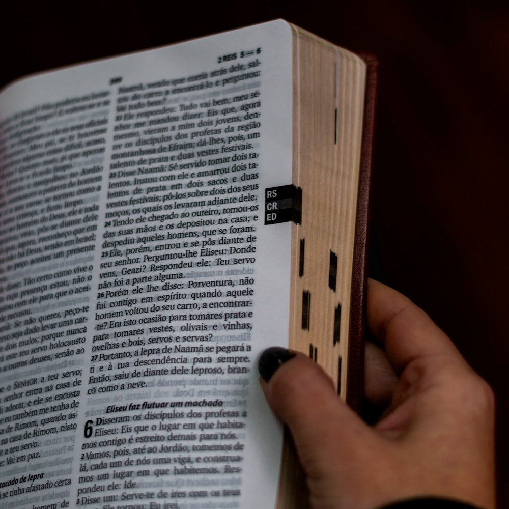 Bíblia Trindade | ARA | Letra Grande | Capa Couro Sintético Marrom