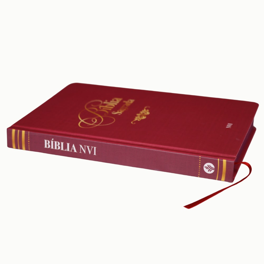Bíblia Sagrada Vinho | NVI | Capa Dura