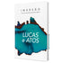 Livro Imersão: Uma Nova Experiência de Leitura Bíblica, Lucas e Atos, capa branca com mancha azul — Plenitude