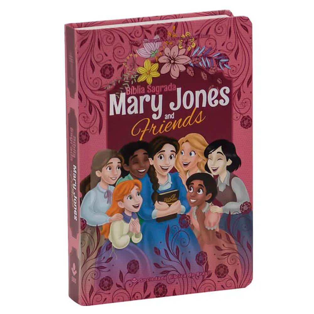 Bíblia Sagrada Mary Jones And Friends | NTLH | Capa Dura Pink