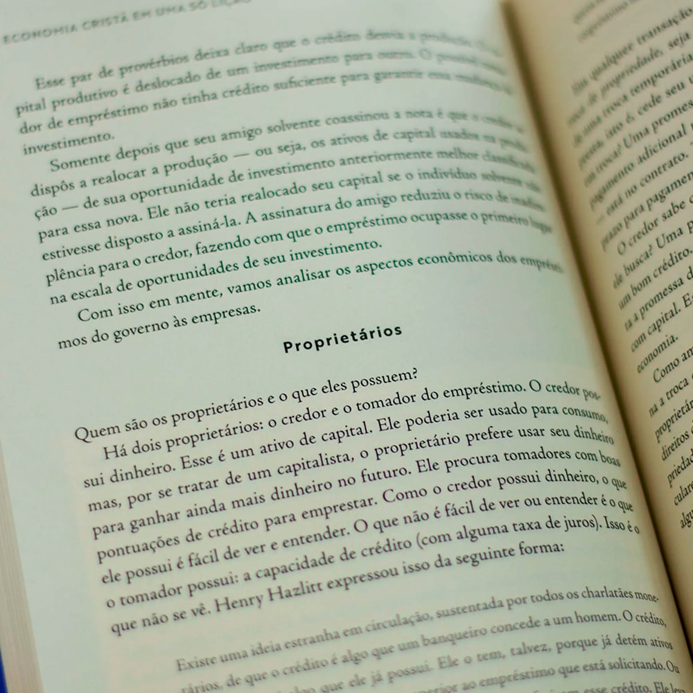 Economia Cristã Em Uma Só Lição | Gary North