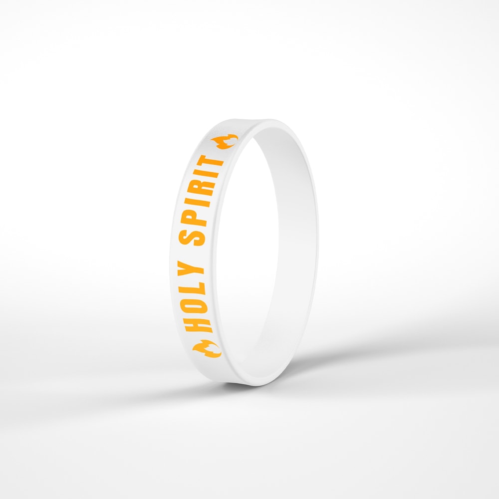 Pulseira de Silicone Branca | Holy Spirit