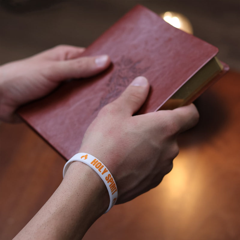 Pulseira de Silicone Branca | Holy Spirit