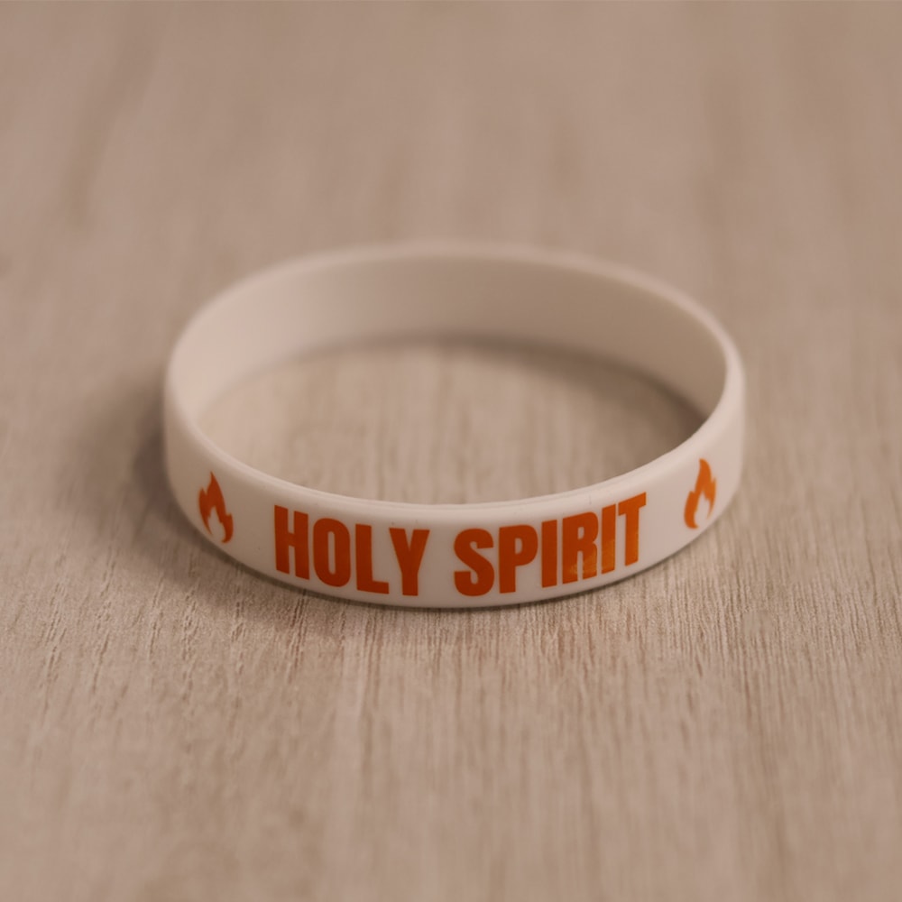 Pulseira de Silicone Branca | Holy Spirit
