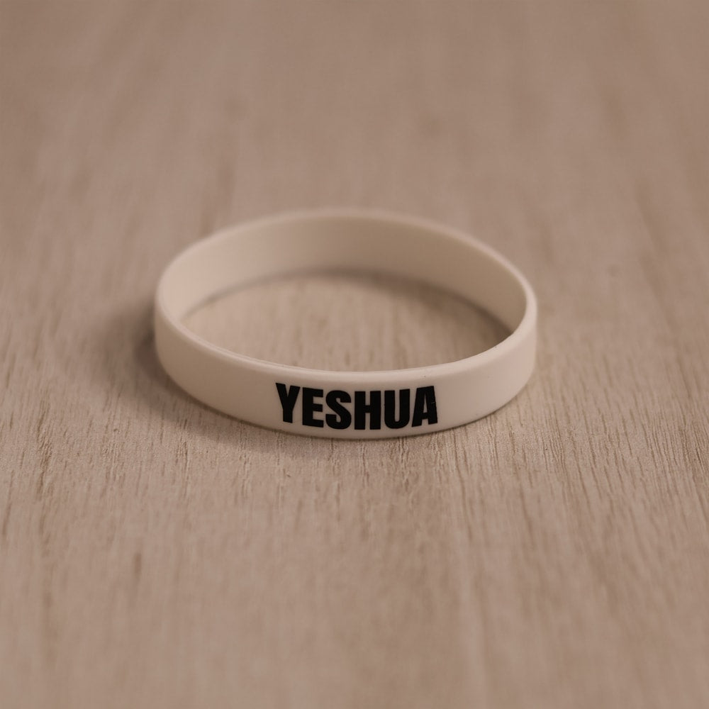 Pulseira de Silicone Branca | Yeshua