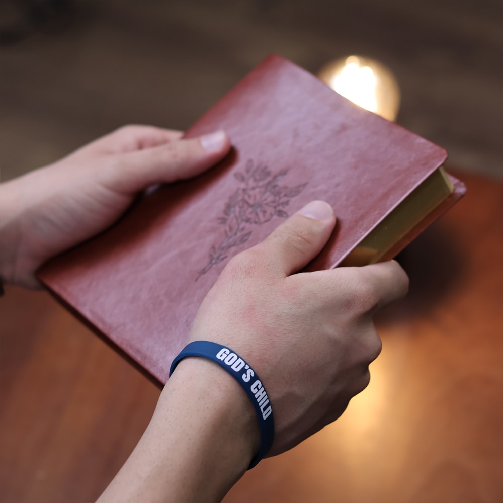 Pulseira de Silicone Azul Petróleo | God's Child