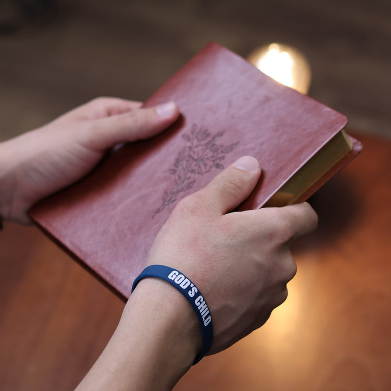 Pulseira de Silicone Azul Petróleo | God's Child