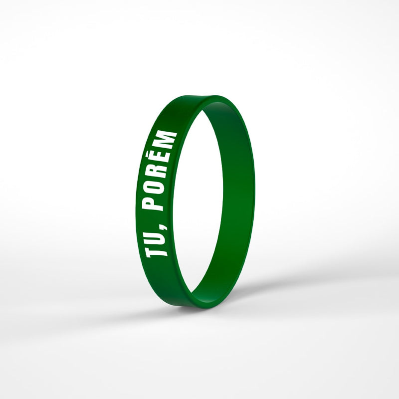 Pulseira de Silicone Verde Militar | Tú Porém