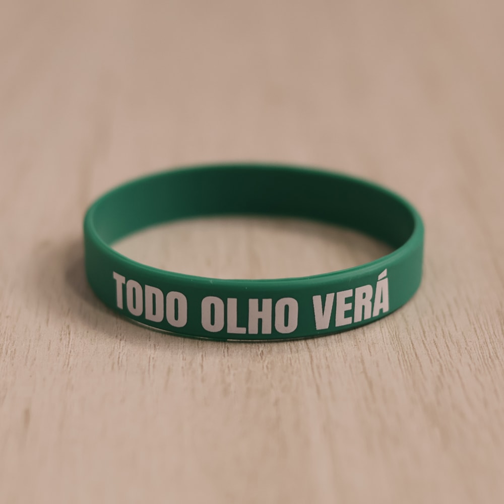 Pulseira de Silicone Verde Floresta | Todo Olho Verá
