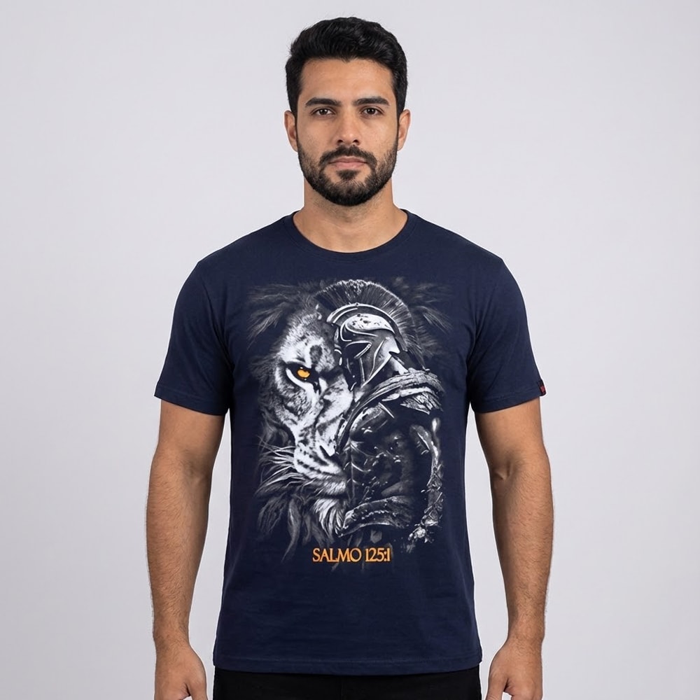 Camiseta Azul | Salmo 125:1