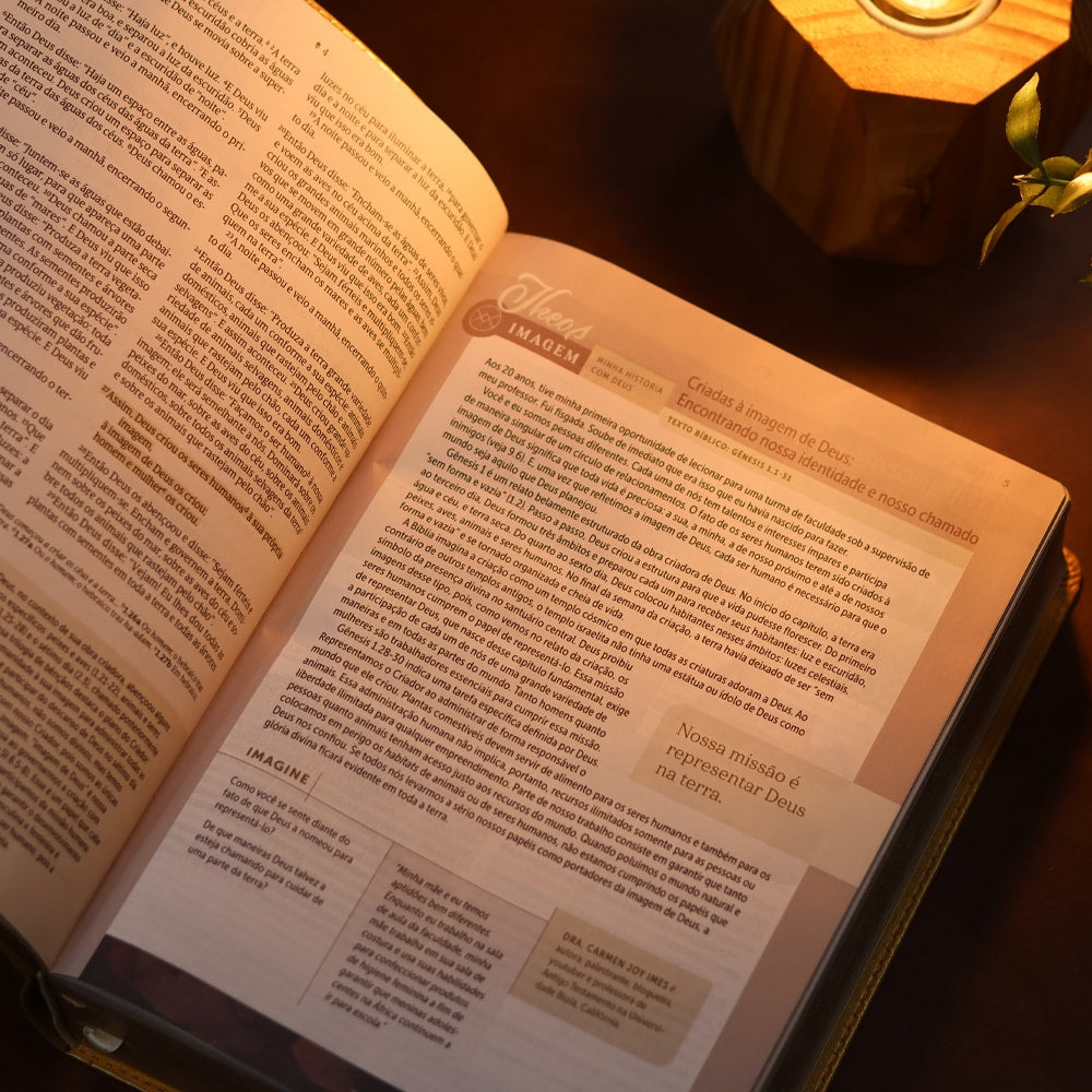 Bíblia de Estudo Para Toda Mulher | NVT | Capa Bege