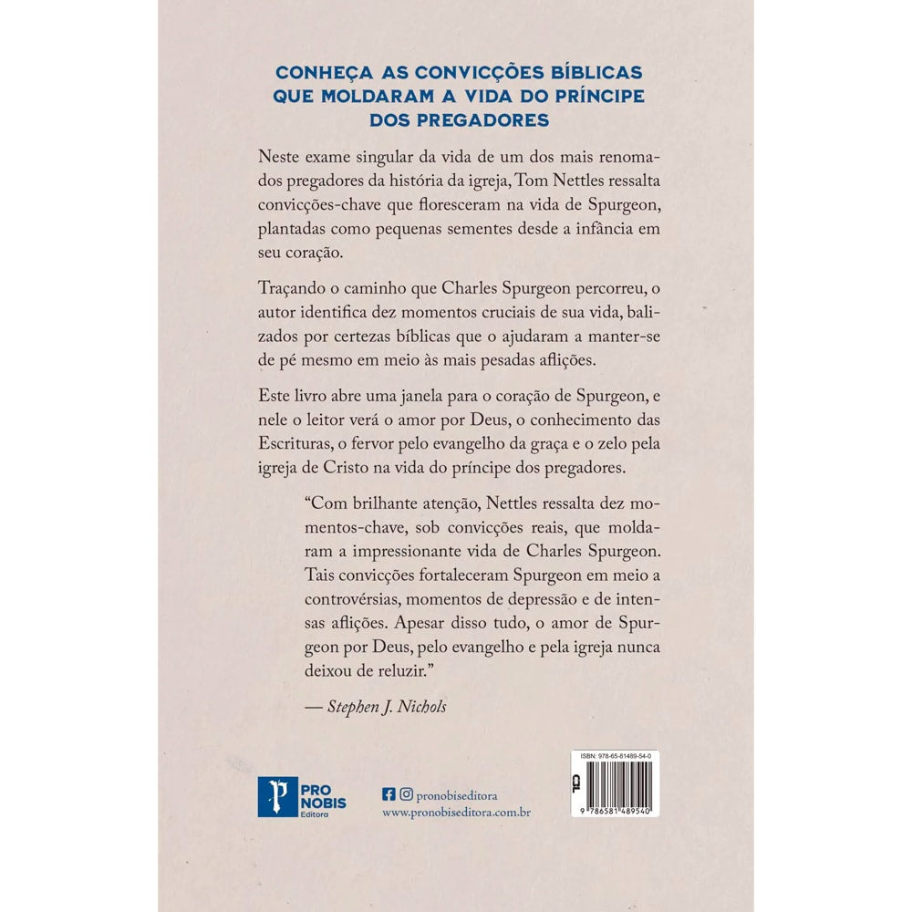 A Infância do Príncipe dos Pregadores | Tom Nettles