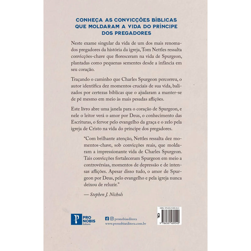 A Infância do Príncipe dos Pregadores | Tom Nettles
