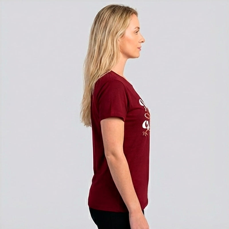 Camiseta Feminina Vermelha | Mulher Virtuosa