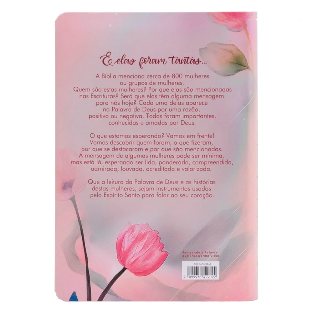 Bíblia da Mulher Tulipa Azul | ARC | Edição Portátil