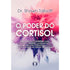 Livro O Poder do Cortisol, Dr. Shawn Talbott, capa com explosão de cores roxa e vermelha. — Plenitude