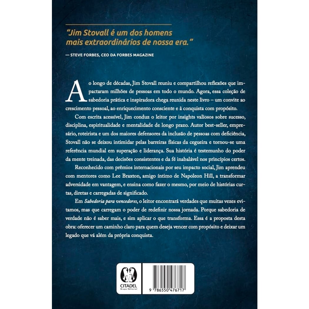 Sabedoria Para Vencedores | Jim Stovall