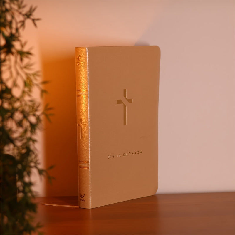 Bíblia Sagrada Slim | NVT | Bege